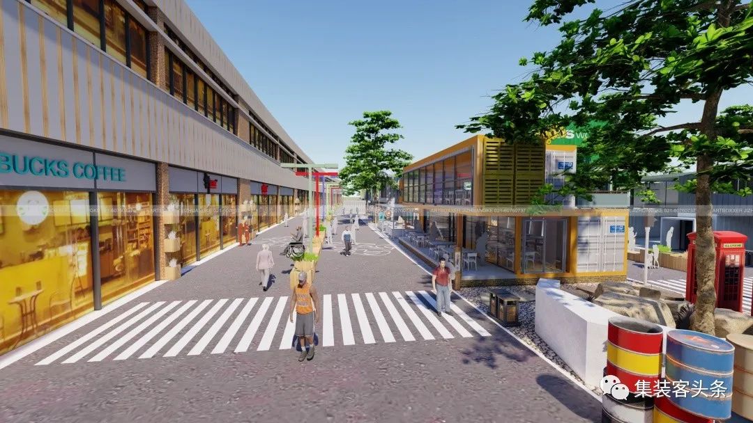 集装箱创意商业,集装箱创意设计商业空间