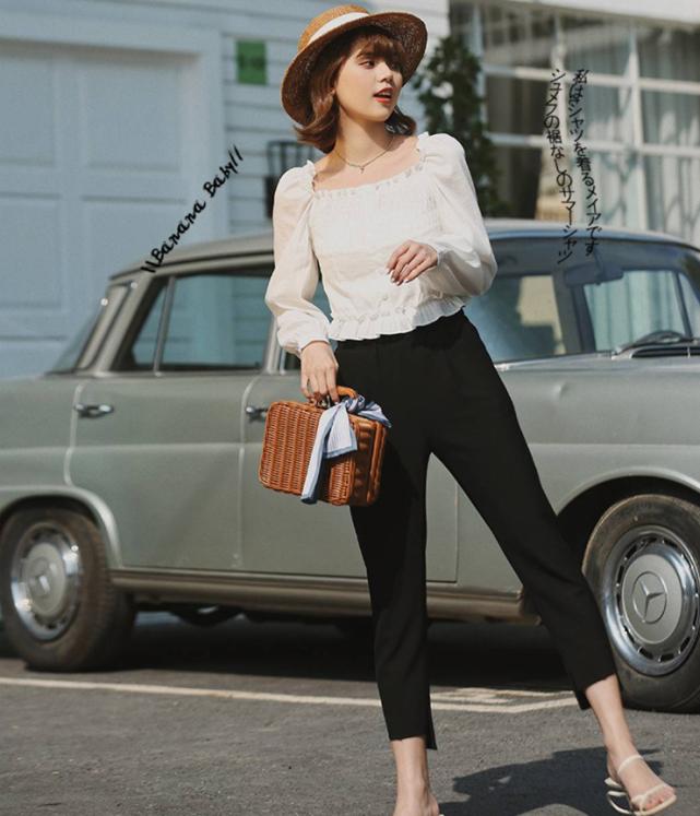 矮又胖穿什么样的裤子显高,上粗下细的裤子显矮