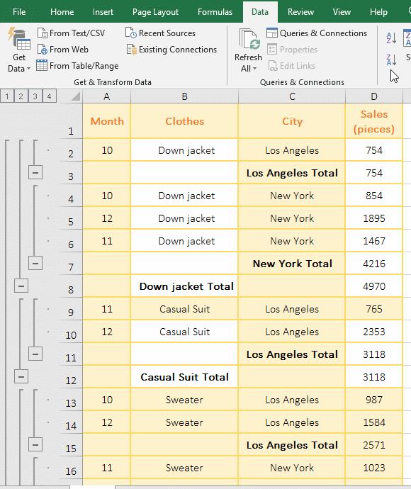 excel如何批量加入分页小计,excel隔行删除小计