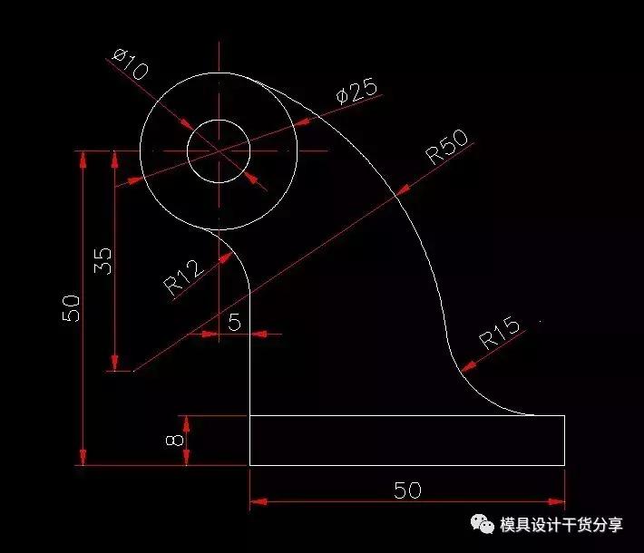 cad自学16个练习图,cad新手练习45张基础图室内设计