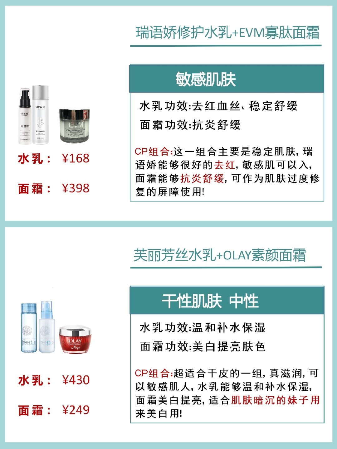 水乳面霜哪个收缩毛孔最好,修护闭口毛孔面霜哪个好