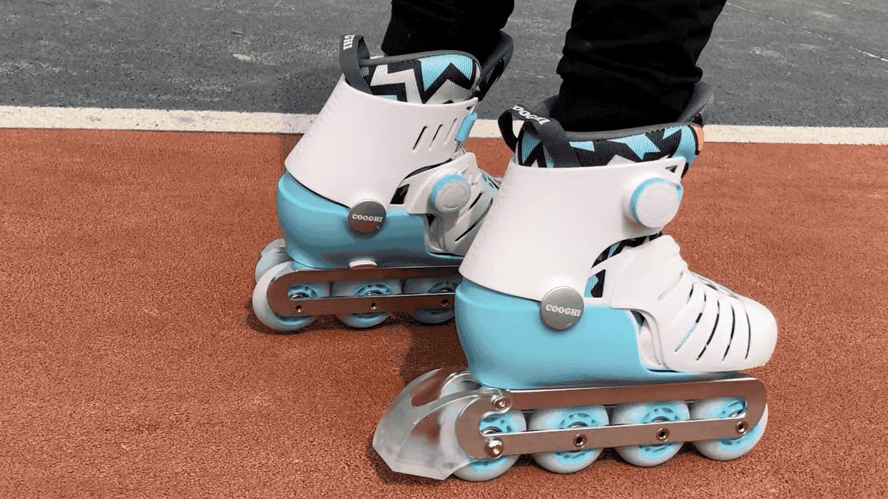 轮滑鞋5-12岁初学者酷骑,cooghi酷骑儿童轮滑鞋测评