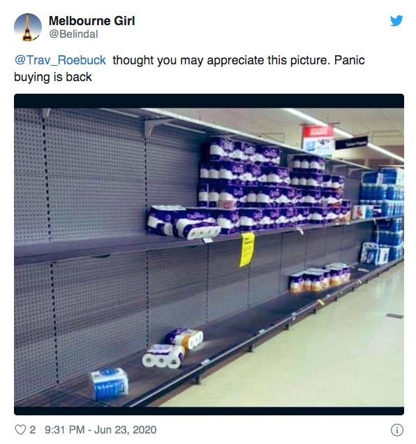 ColesWoolies重启限购令！澳人又双开始恐慌性购买，货架被搬空