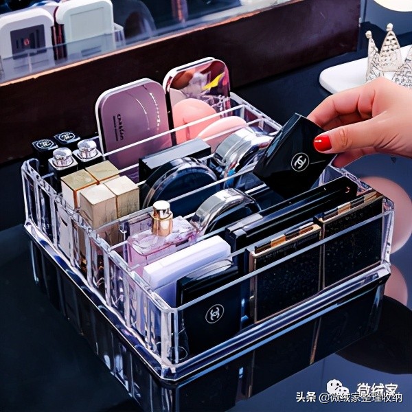 抽屉收纳化妆品整理技巧,洗手台上的化妆品怎么收纳的