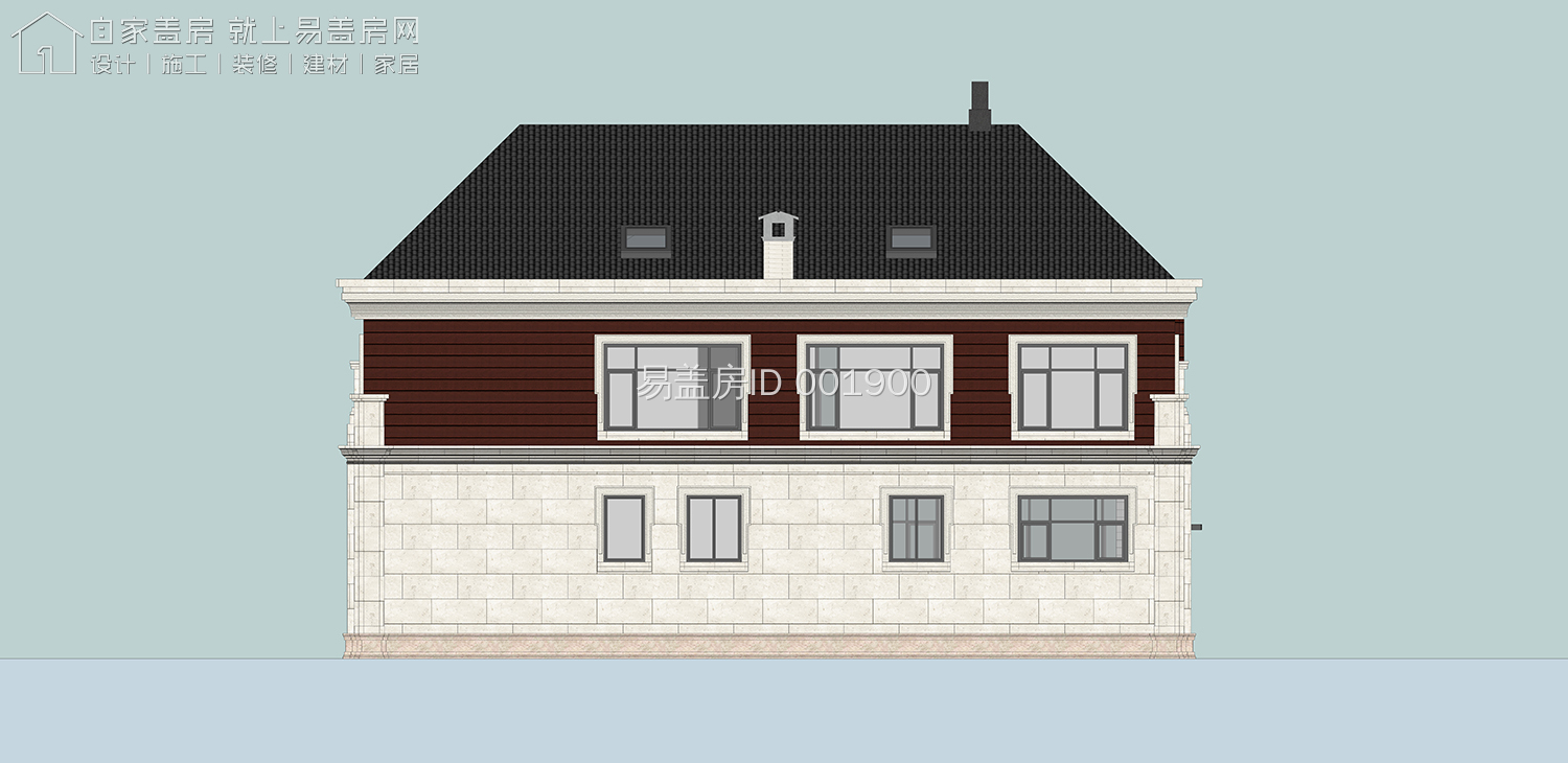 河北邯郸农村双拼二层别墅,邯郸农村二层半别墅设计图