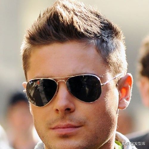 常见的飞机头,颓废莫霍克发型