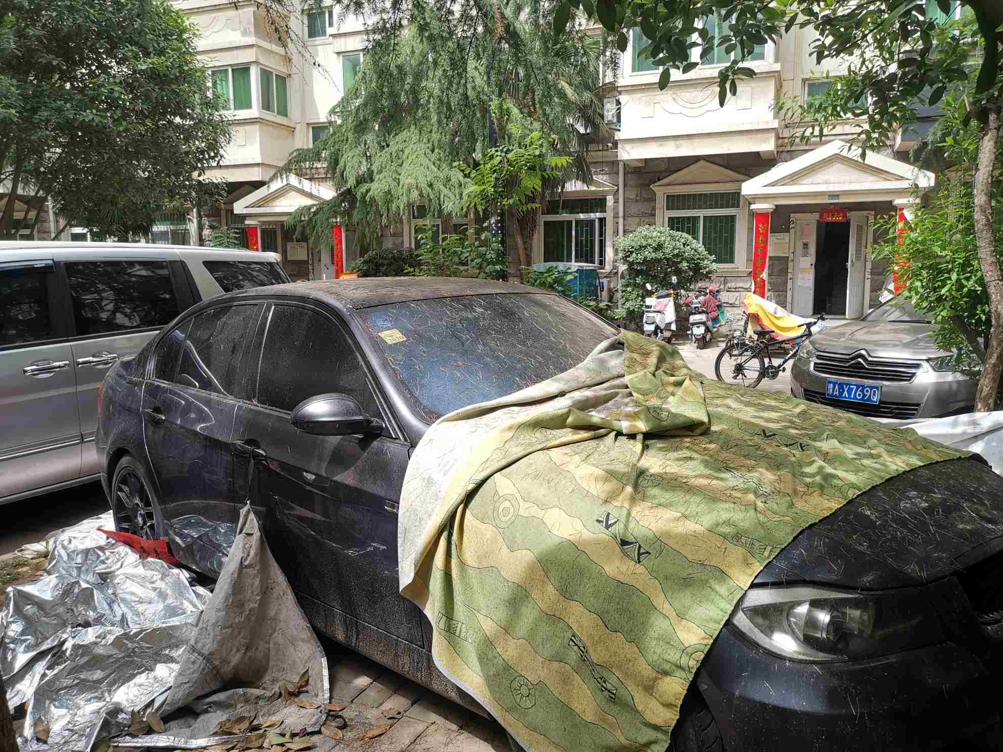 小区车位上漏油导致业主摔伤,小区树木滴油找谁处理