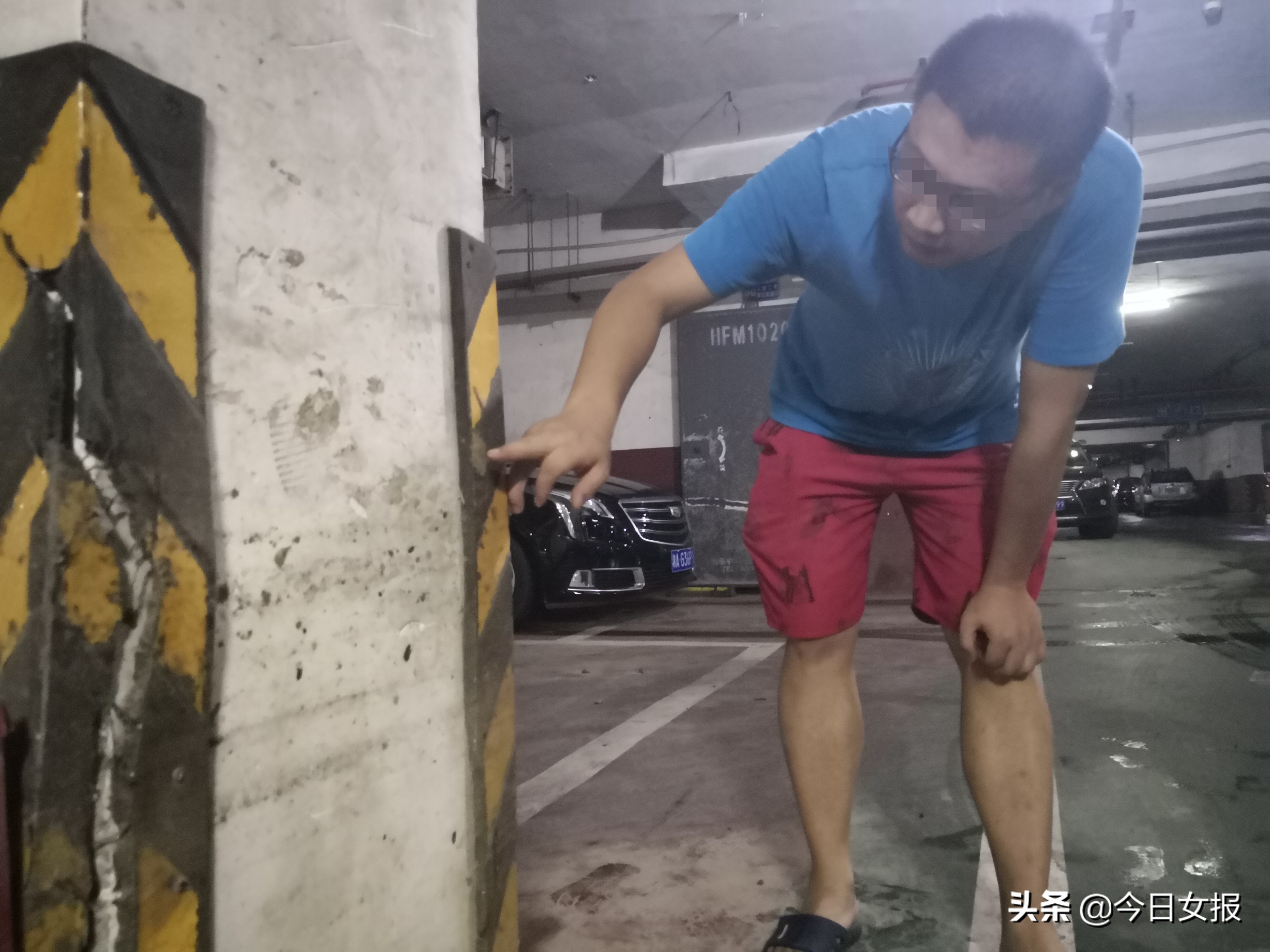 女业主地下违停,女业主强行停车后续