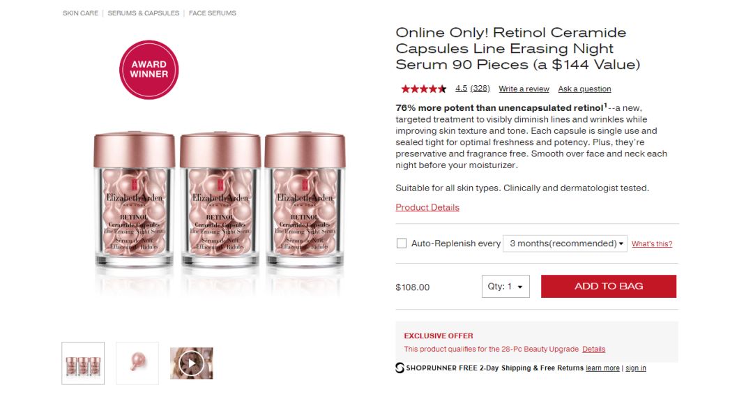 OMG！雅顿官网全场五二折！金胶粉胶橘灿都参加！！！