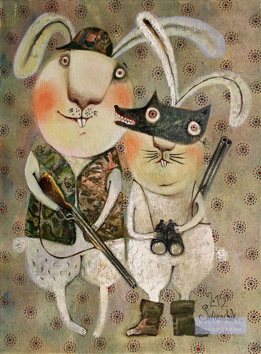 5岁小孩怎么画兔子才可爱又好看,8-12岁儿童水粉画兔子教程