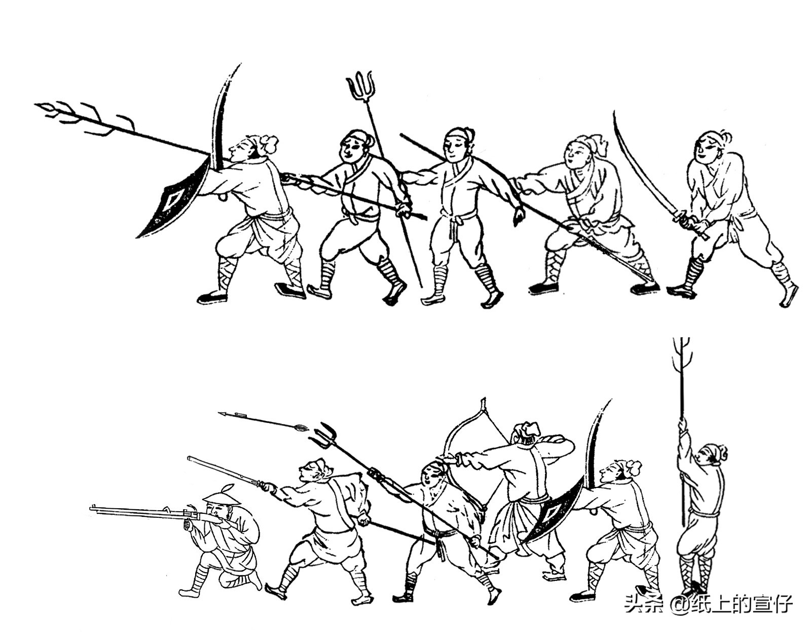 西方长枪和东方长枪区别,冷兵器长枪什么时代出现的