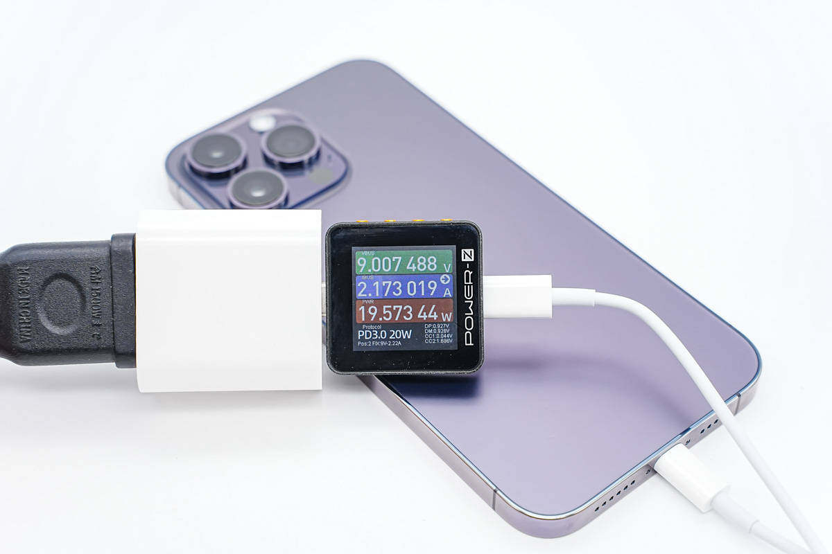 新瓶装旧酒,功率依旧是27W,苹果iPhone14ProMax兼容性评测