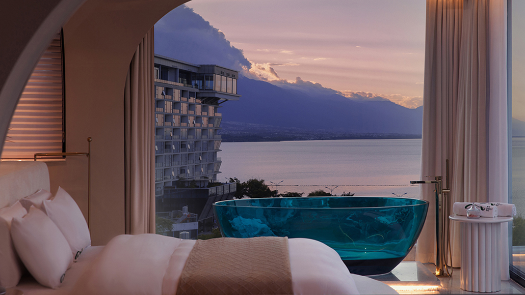 大理双廊水明漾酒店设计案例,大理民宿酒店设计效果图