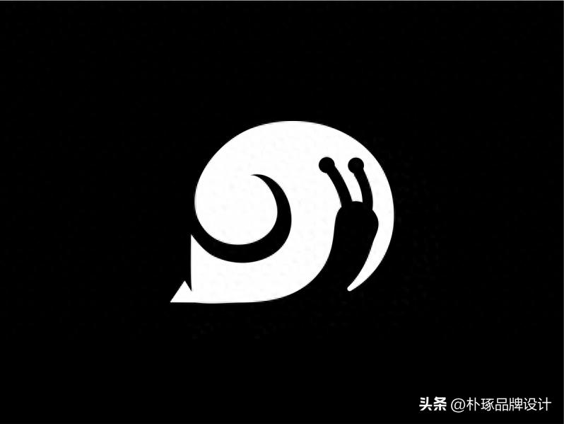 蜗牛创意形象,蜗牛个性创意logo设计