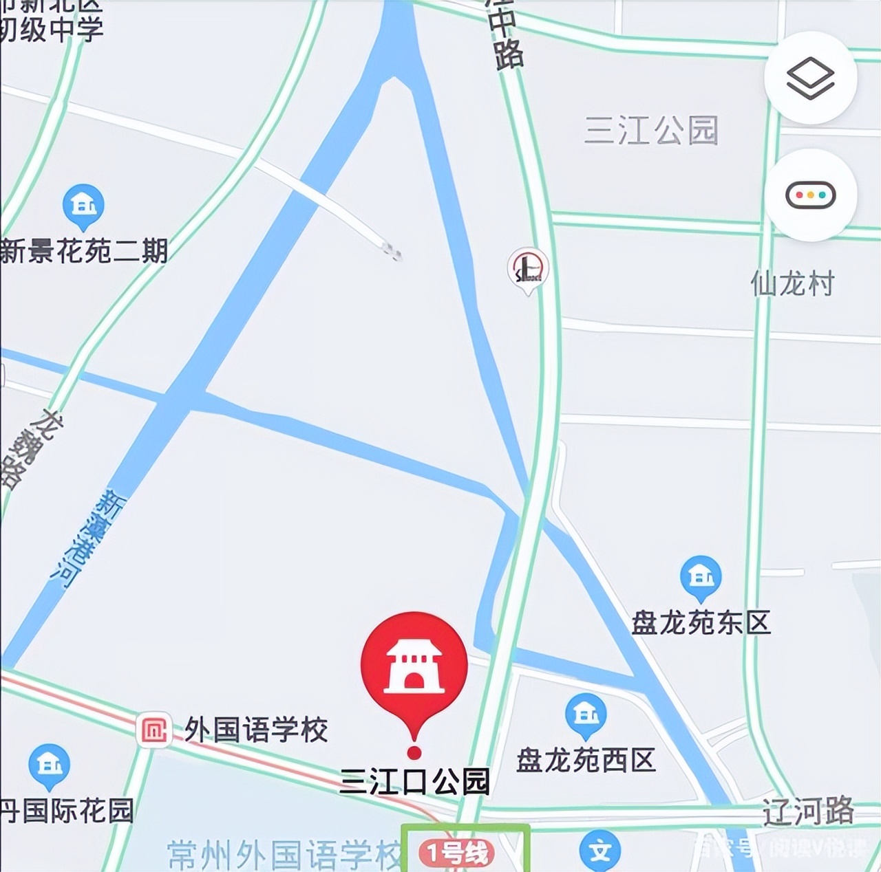 常州三江口公园长什么样,三江口这边的公园