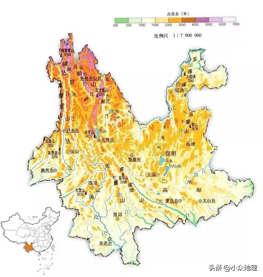 印度洋和北冰洋水系,云南印度洋水系
