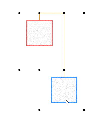 关联线探究，如何连接流程图的两个节点