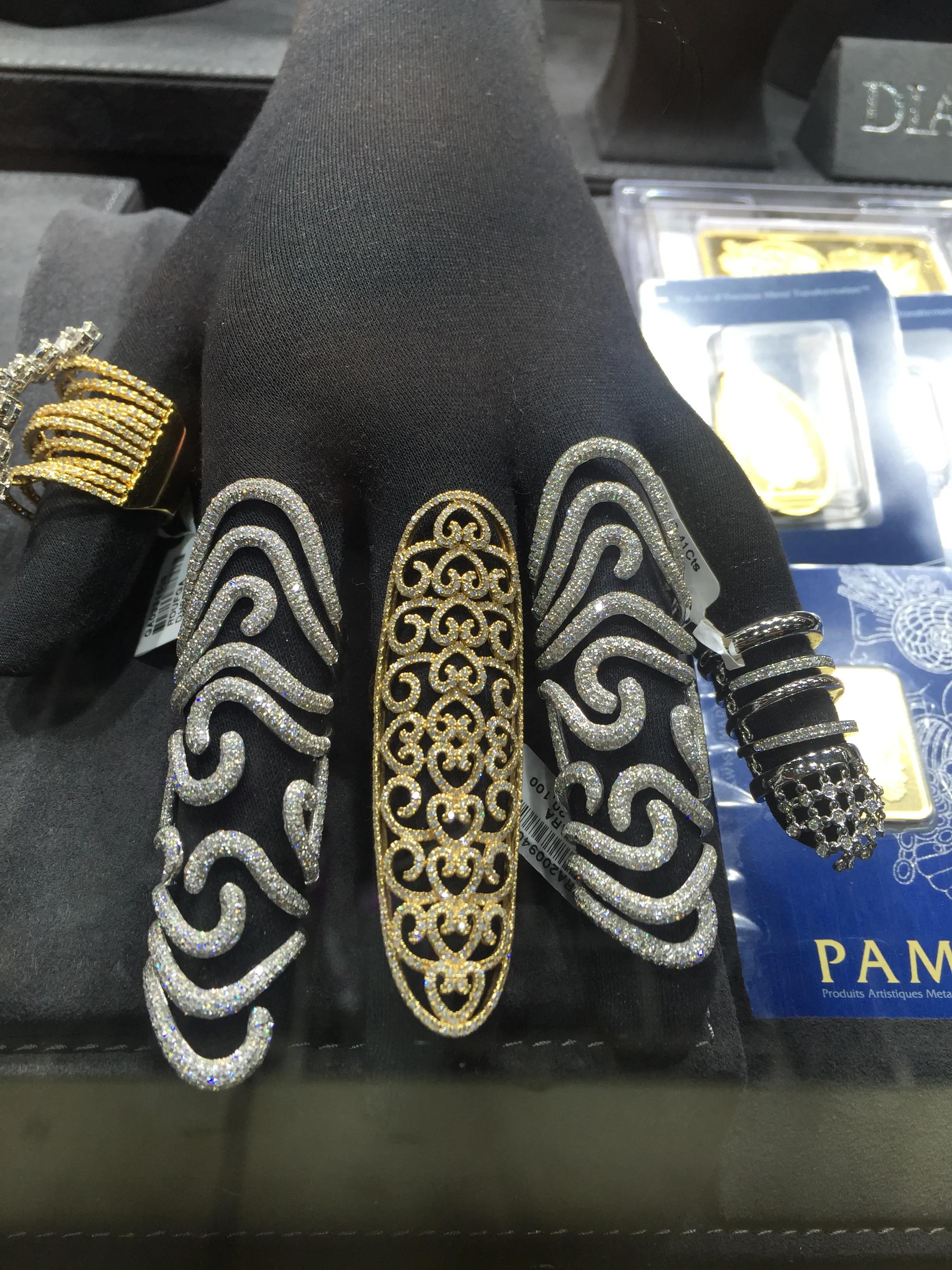 迪拜土豪男士金戒指,探秘最大的黄金市场