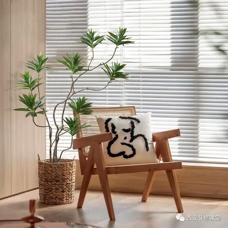 室内绿植软装搭配案例怎么摆,绿植与轻奢结合的软装搭配