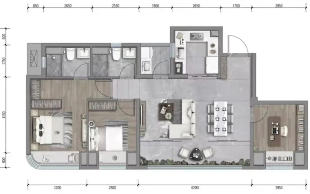 说真的，江渝北“芯芯儿”上的溪畔洋房，我也是第一次见到