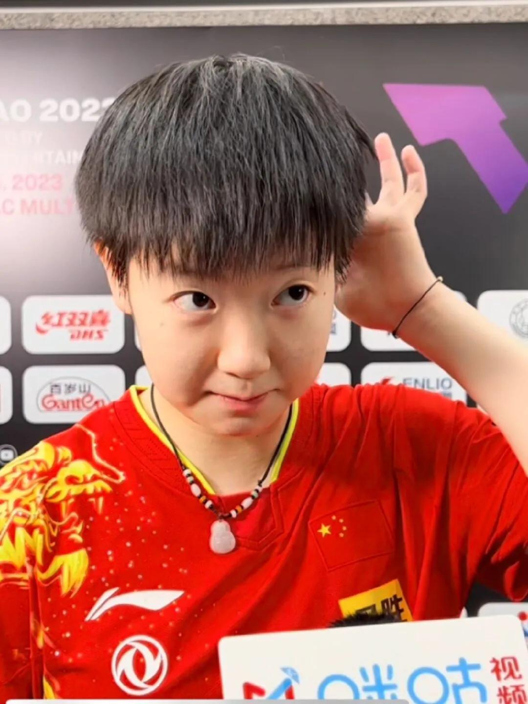 孙颖莎顶住多大压力,孙颖莎没输过一局