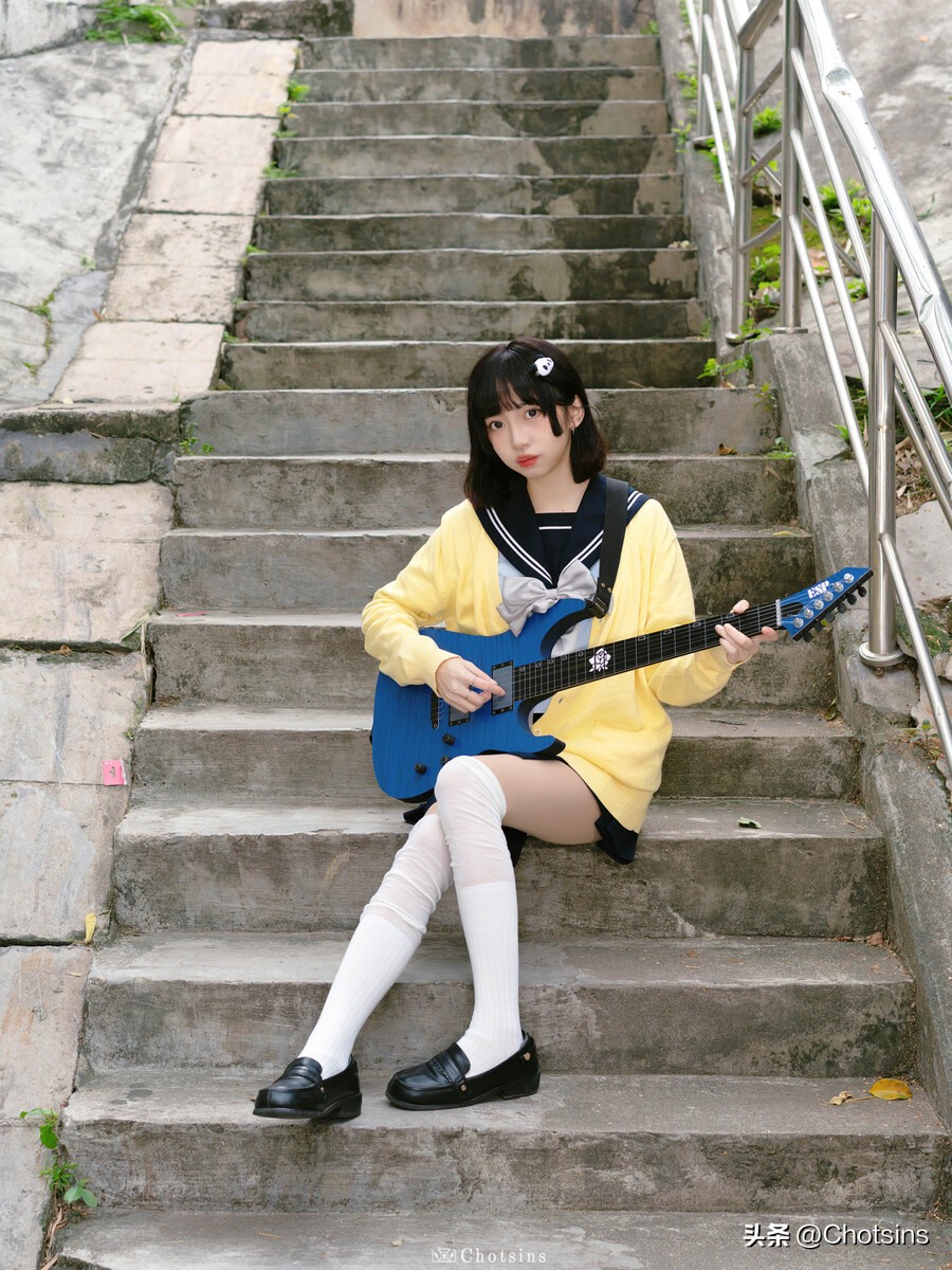 轻音少女电吉他solo教程,轻音少女吉他画法