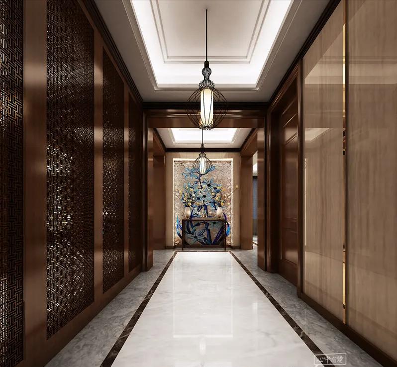 常州中式风格红木装修别墅效果图,常州中式简约风格卧室装修效果图