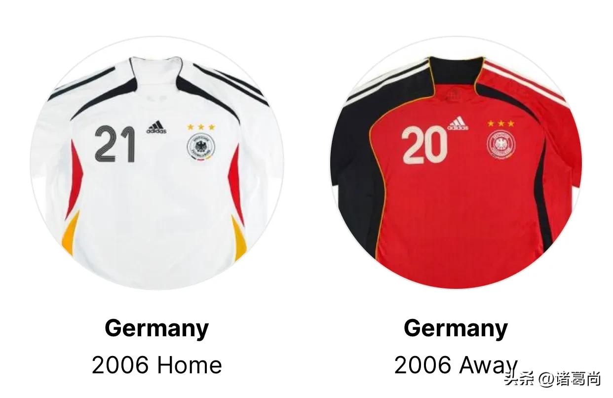 四冠四亚德国,四年德国球衣