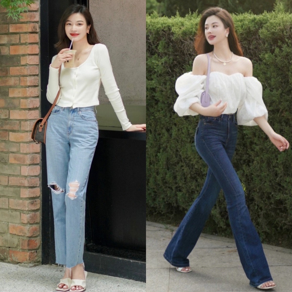 时尚露腿穿搭,流行半身裙怎么穿搭