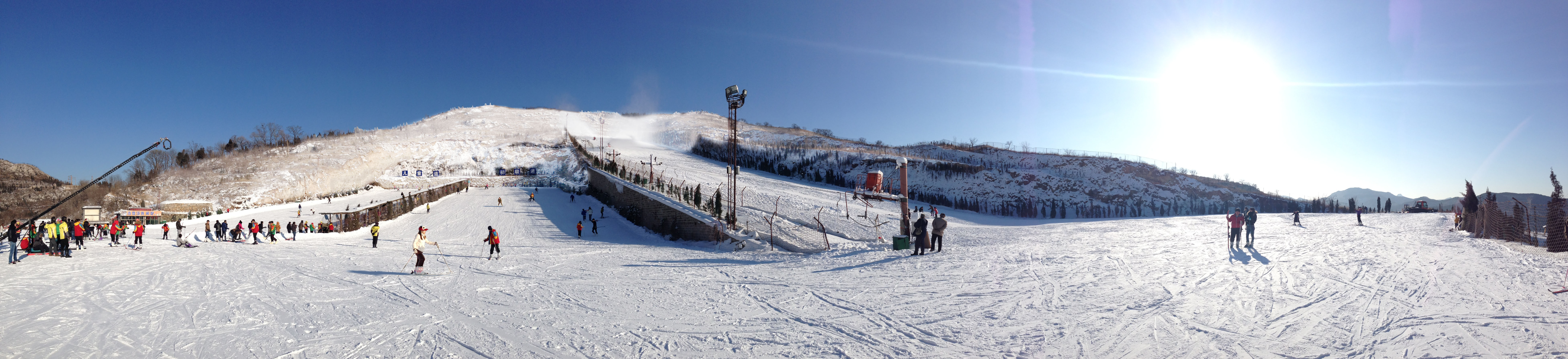 济南卧虎山滑雪场和蟠龙山滑雪场,济南八大滑雪场