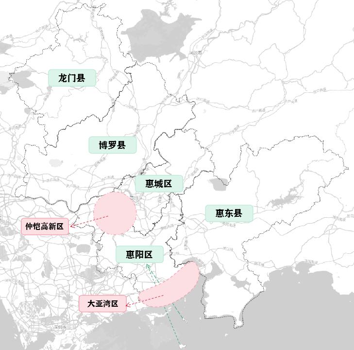 惠州哪个区最繁华,惠州哪个区生活最方便
