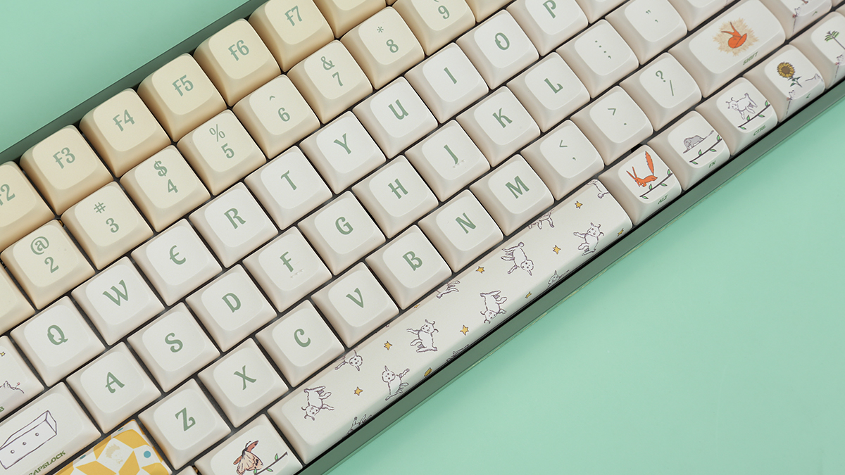 f87客制化机械键盘测评,iqunix玫瑰之约