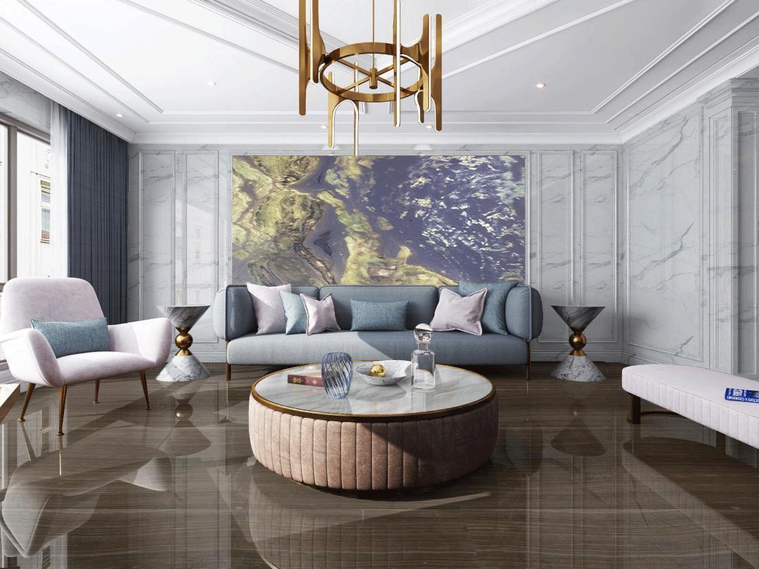 大自然的华章，冷翡翠奢石点亮家居装饰的绿色瑰宝