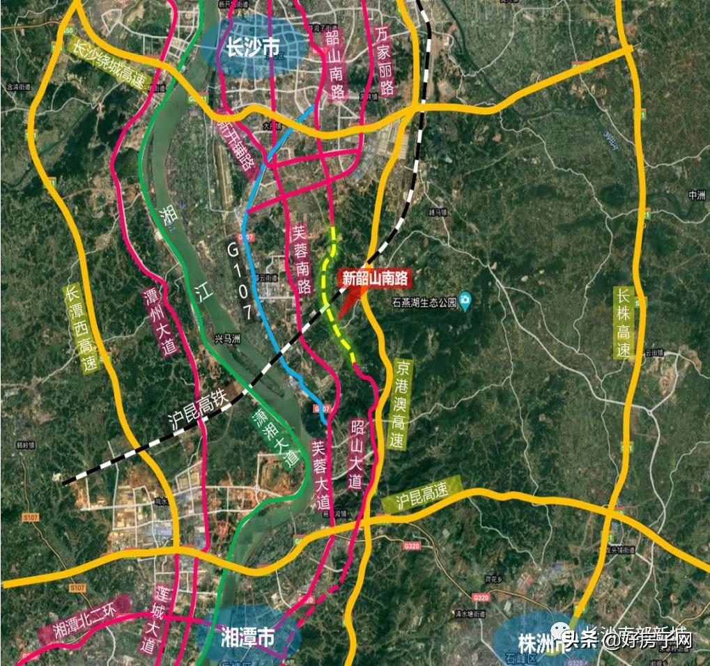 未来长沙南部片区发展前景,融城片区最新规划