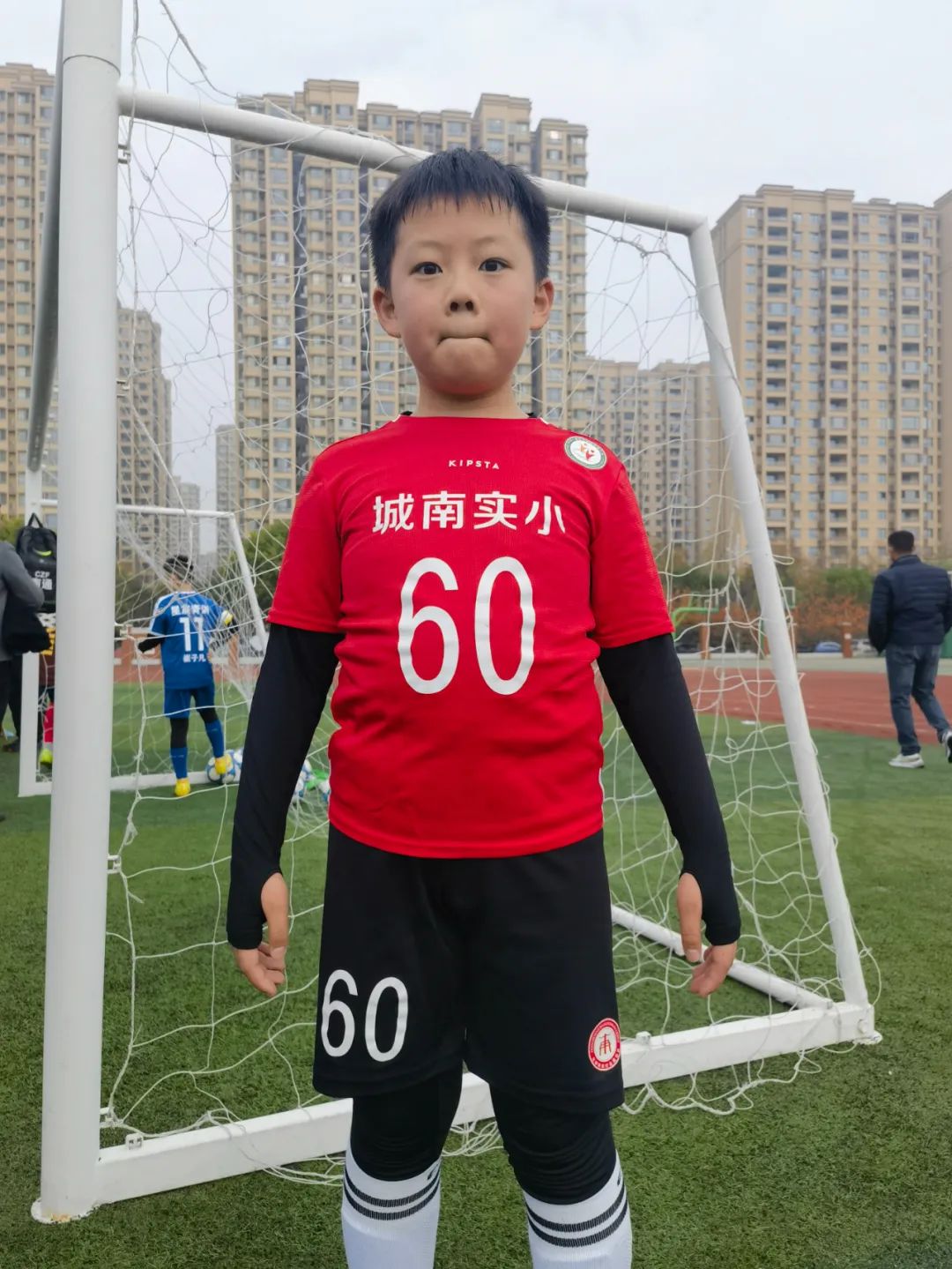 江苏省海安市城南实验小学参加市校园足球联赛喜获男子甲组第一名