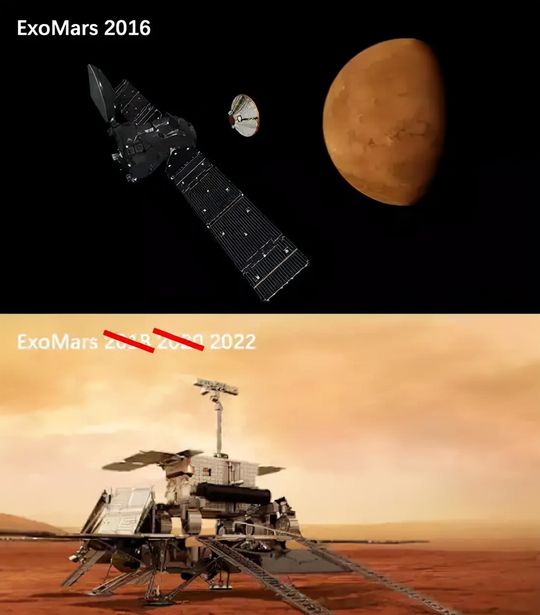 欧空局exomars,EXO延期回归