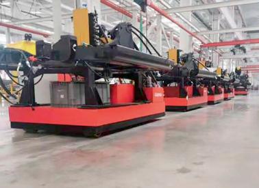 国内小型挖掘机生产线,小型挖掘机生产线图片