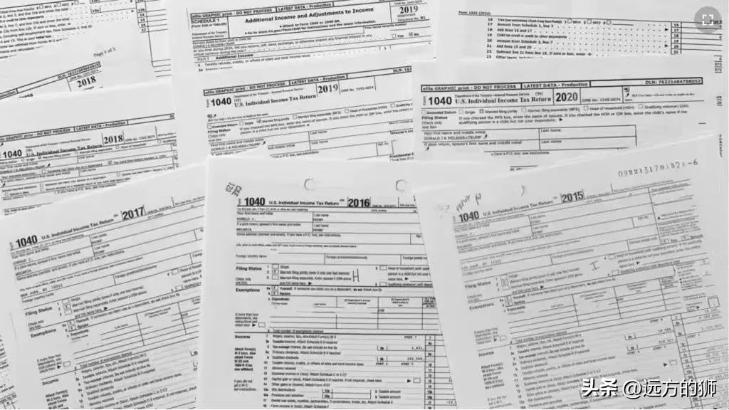 美国特朗普税务表,特朗普个人税务记录解读