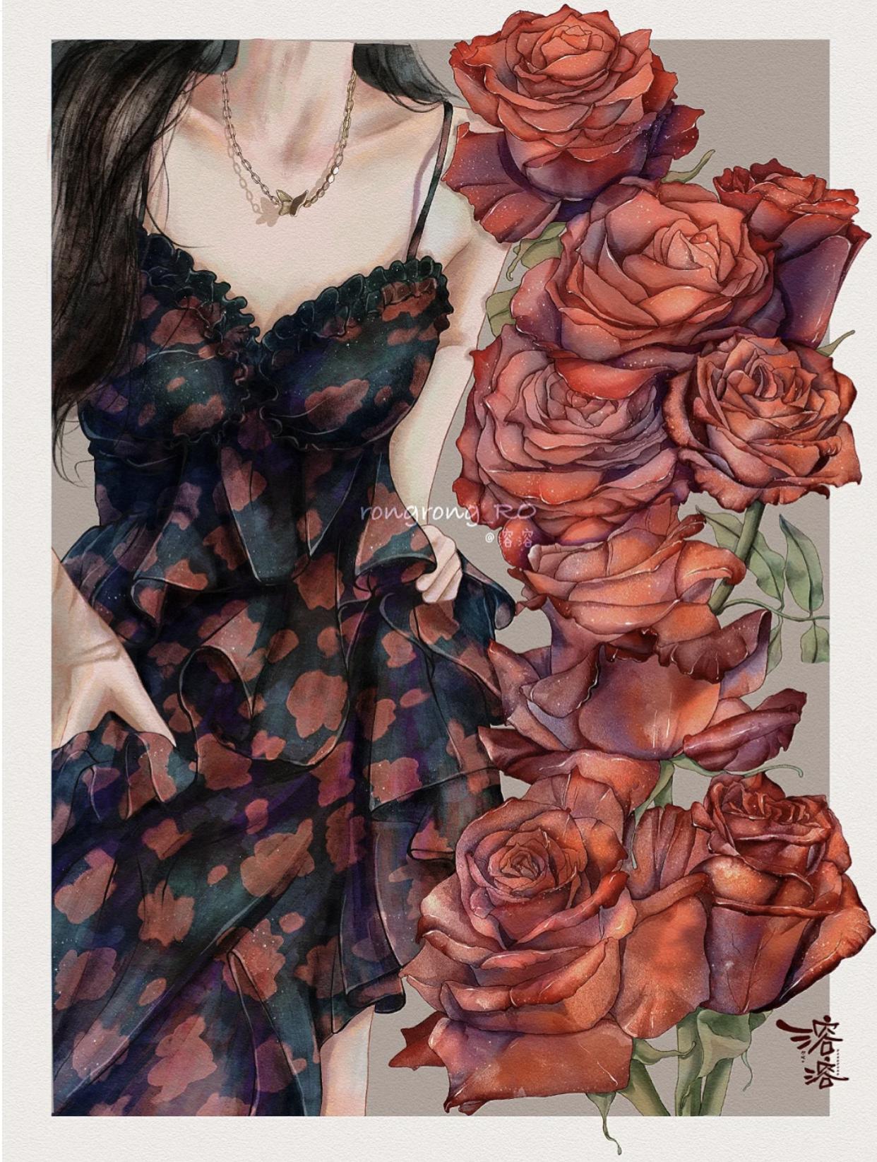 美式复古插画风格介绍,一组浓郁的写实风格场景插画