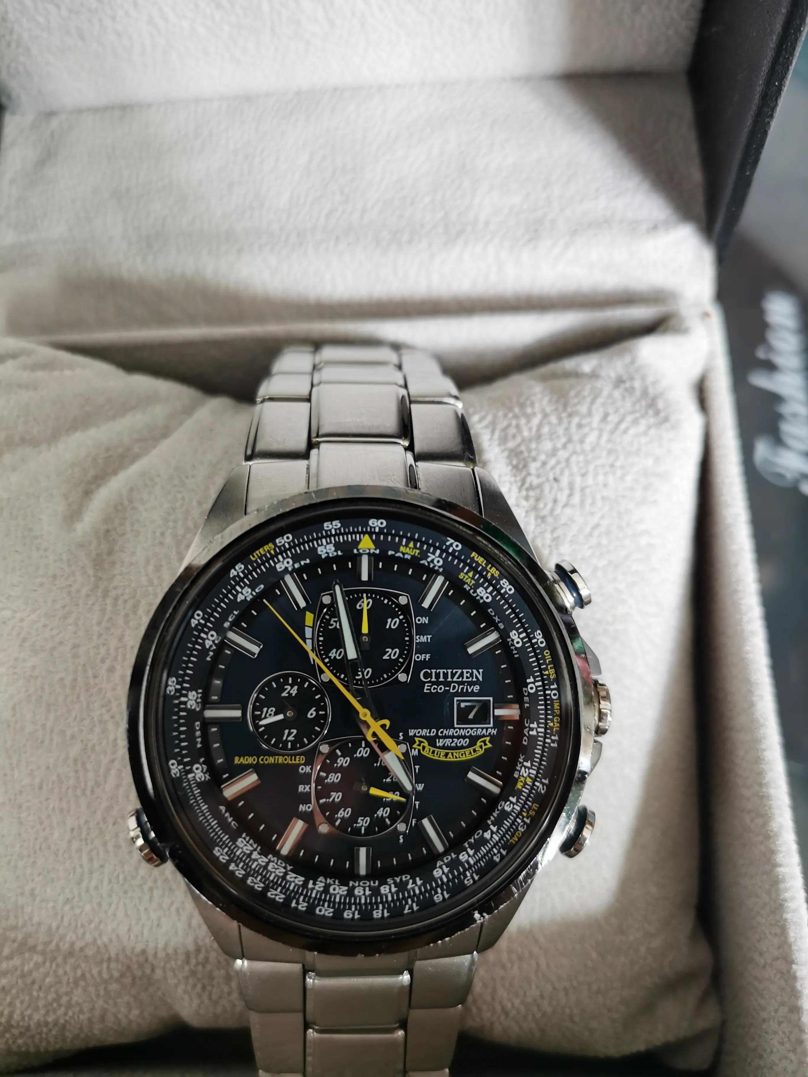 西铁城光动能手表,西铁城蓝天使二代