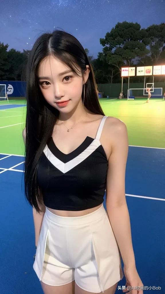 ai画打篮球女生图片,ai绘画女生打篮球教程