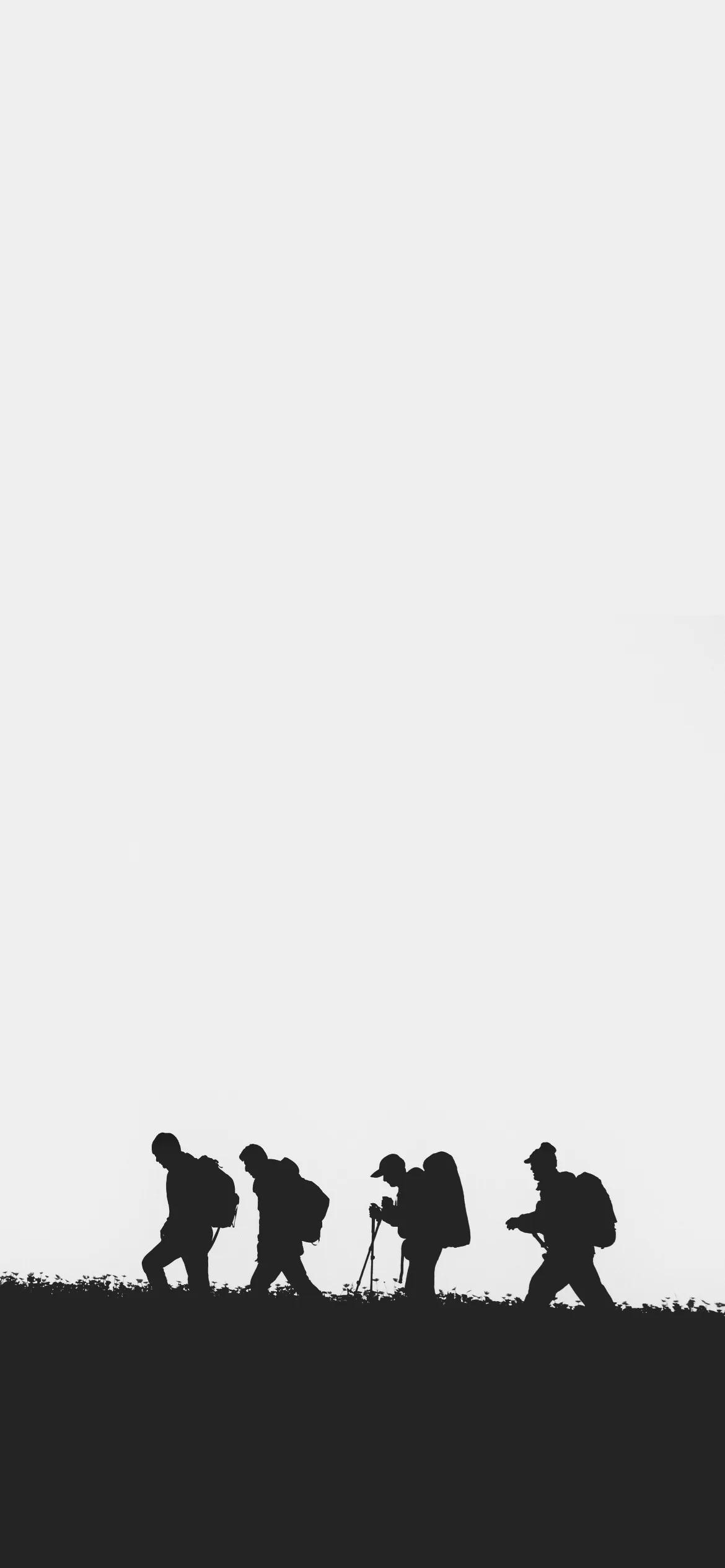 手机屏保壁纸高级感插画,简约屏保壁纸