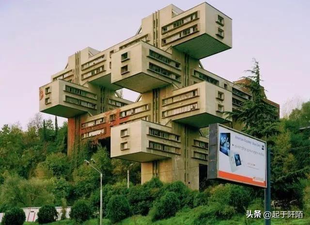 高加索古城全景,世界第比利斯古城