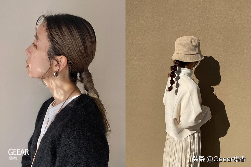 简约日系小清新编发,秋冬简单甜酷编发