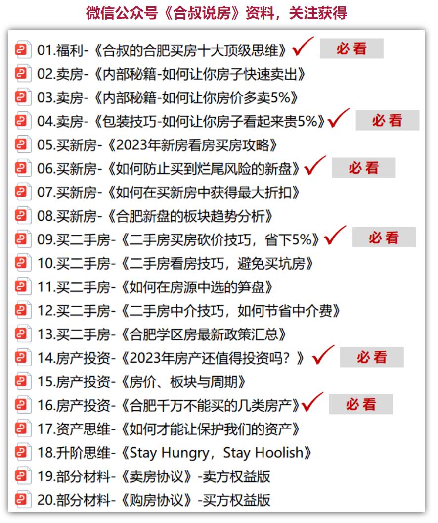 合肥楼市当下买房核心原则,合肥买房板块优先顺序