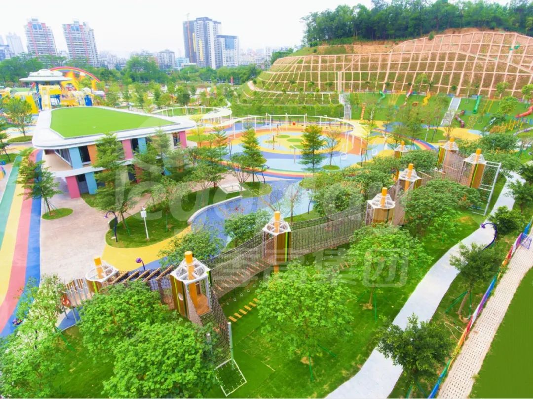 【江门市儿童公园】来啊，一起去寻沙游梦乐园上天入地吧！