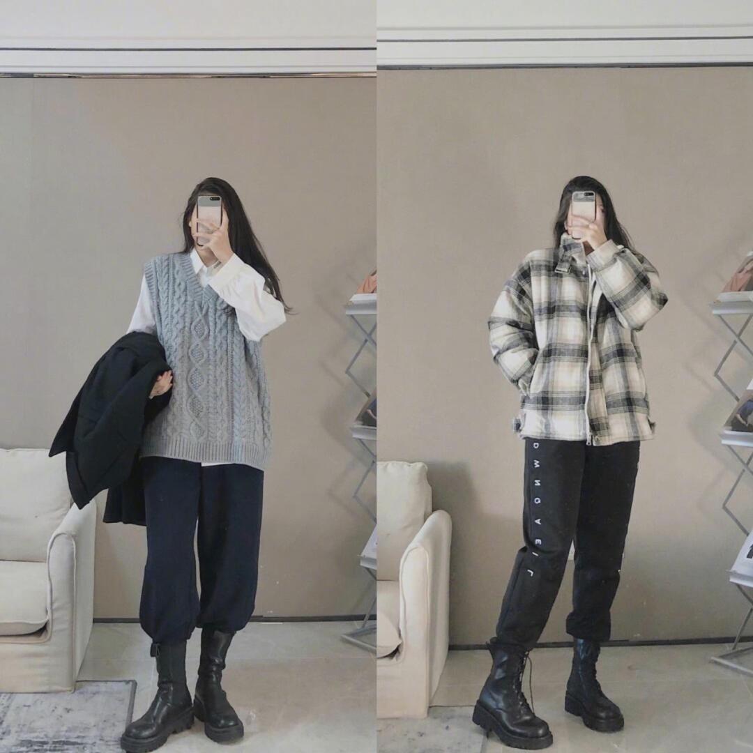 160120斤微胖女生秋冬连衣裙穿搭,适合微胖女孩的冬季新中式穿搭