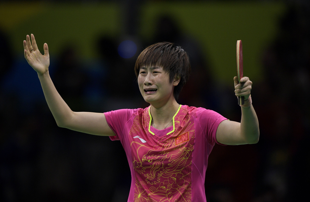 丁宁发球被罚奥运会的解说,2012伦敦奥运会女单决赛丁宁发球