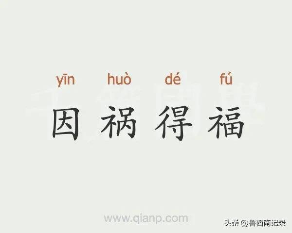 鲁西南故事《因祸得福》