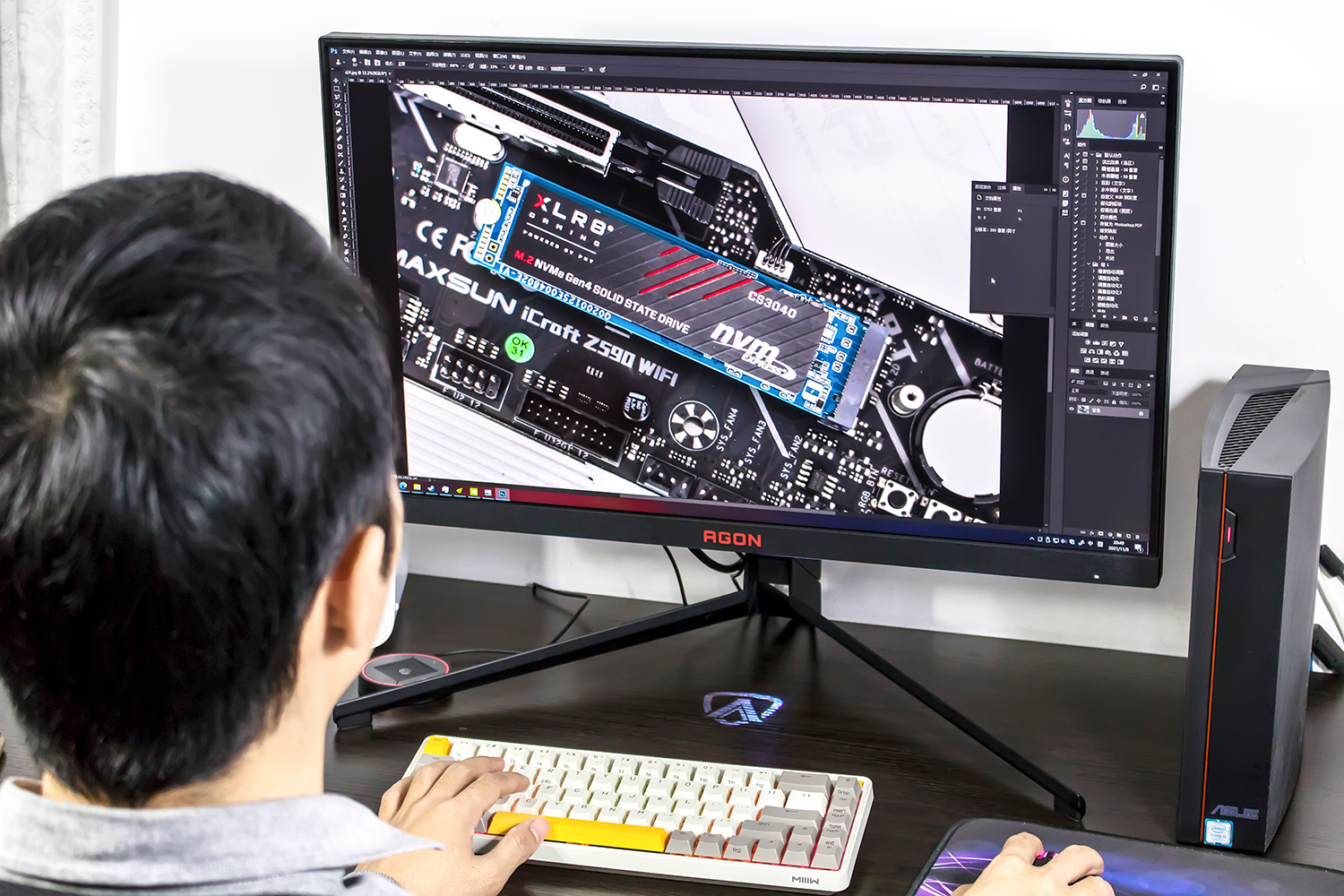 aoc显示器ag274qs吃鸡测试,agonag274uxp显示器测评